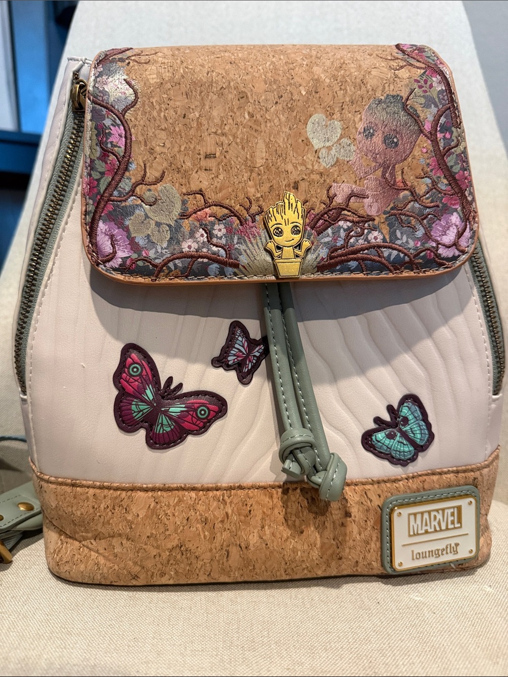 Marvel x Loungefly Baby Groot Backpack & Wallet Set - Picture 2 of 11